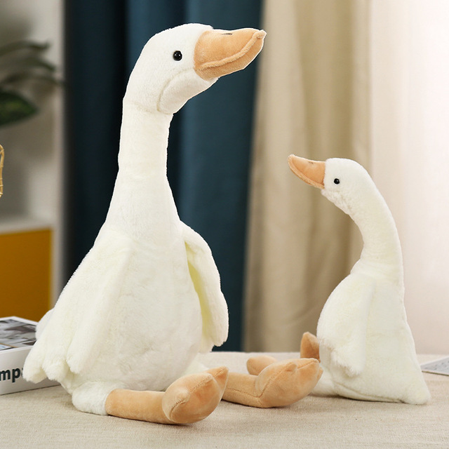 Customized Long Neck Large Goose Stuffed Plush Doll Cute Soft Stuffed Dolls Plush Small Animals Goose Plush Toys