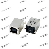 Antarmuka USB Printer ZX, Basis Antarmuka Data 90 Derajat, Soket Tipe D, Konektor Vinyl OEM