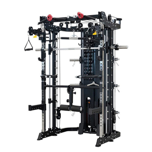 Rack de musculation multifonction OEM tout-en-un pour salle de sport commerciale, avec machine Smith et barre de squat, avec support, Rack de squat OEM - Product Image 5