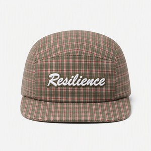 Casquette de course unisexe réglable en flanelle et polyester à rayures, avec logo appliqué, pour le bien-être d'entreprise, fabrication OEM/ODM, commande en gros - Product Image 2