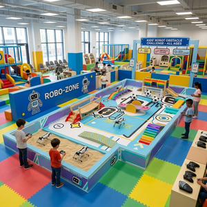 Robot Perro Inteligente OEM al por Mayor para Desafío <span class=keywords><strong>de</strong></span> Pista <span class=keywords><strong>de</strong></span> Obstáculos, Educativo STEM, para Exteriores, Familias y Centros Comerciales (FEC), WangWang KuaiPao RoboDog - Product Image 1