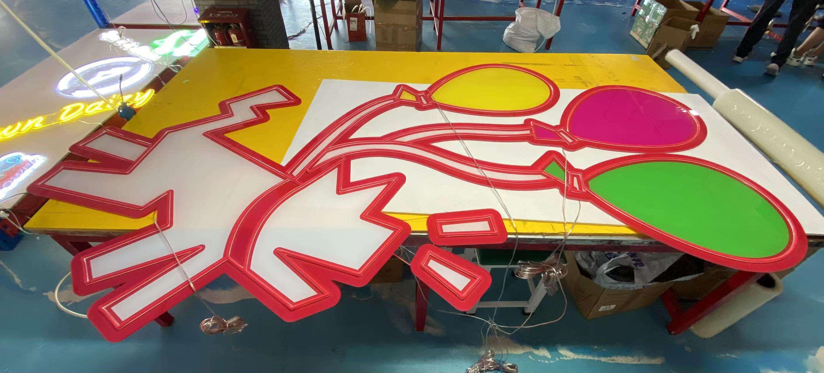 Sonic the Hedgehog LED Neon Sign Indoor Wall Mounted Silicone Body Car Home Animation for Indoor Use