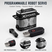 Servomoteur Robot XQ-POWER XQ-S8045D 45KG Haute Vitesse Sans Noyau Numérique 8.4V HV Étanche CNC Métal OEM Vente en Gros Voiture RC