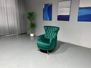 Sillón Individual Tapizado con Botones, Diseño de Lujo 2026, para Sala de Estar, Apartamento, Oficina, Hotel - Product Image 2