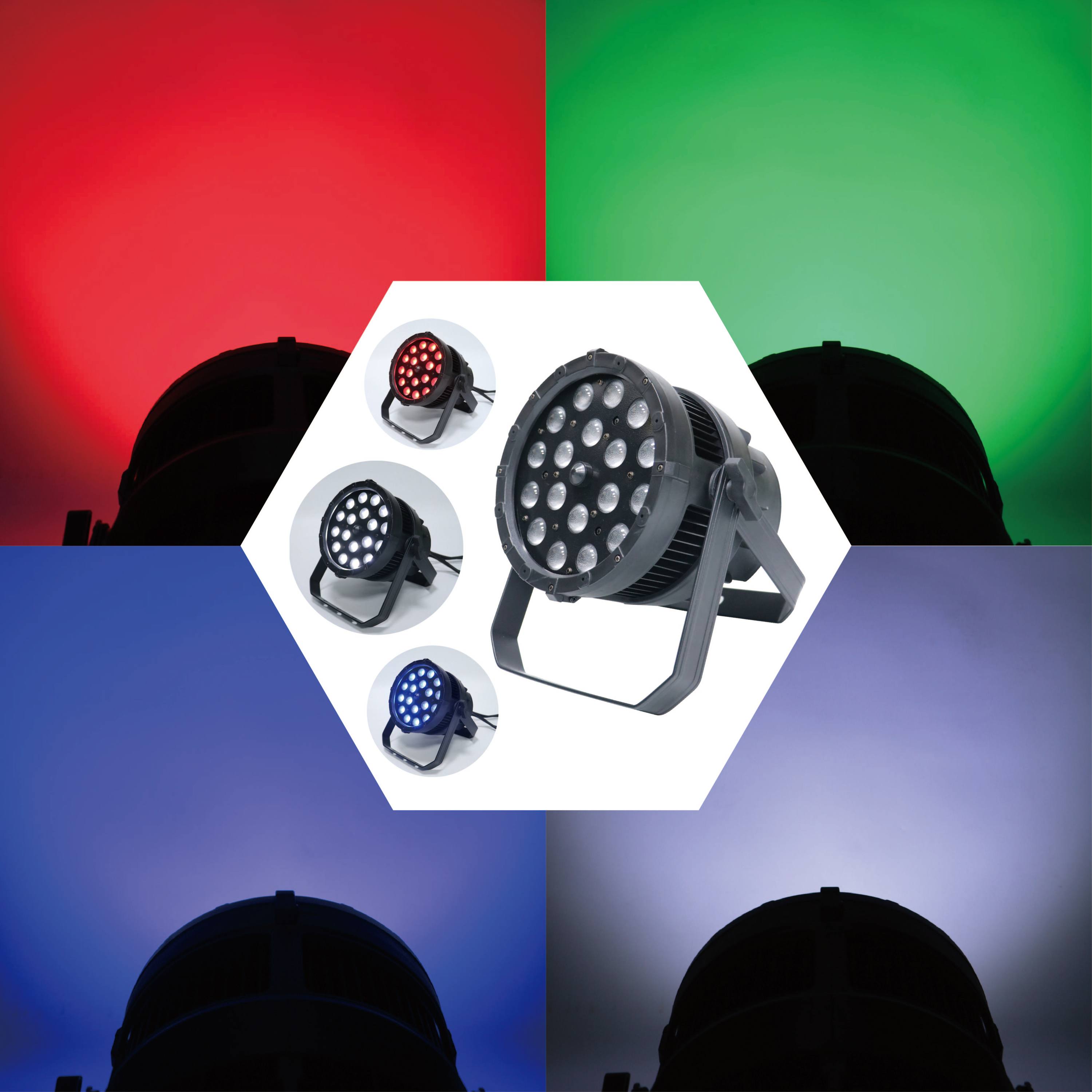 4-in-1 RGBW LED Par Light 200W with Static Focus Stage Lighting for Concerts Bars Festivals
