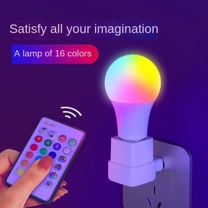 Bombilla LED RGB con Control Remoto, 220V 5W, Base de Rosca E27 E26, A60, 16 Colores a Elegir, para Hogar, Fiestas, Dormitorio - Product Image 6
