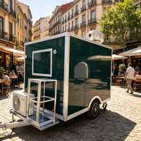 Usine de fabrication certifiée DOT, bar à bière mobile en tôle galvanisée, camion de restauration rapide, camion de crème glacée