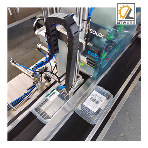 Machine d'étiquetage de surface plane supérieure pour bouteilles et boîtes, impression <span class=keywords><strong>en</strong></span> temps réel, haute qualité, MTW - Product Image 6