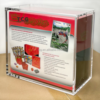 Boîte en acrylique transparente personnalisée TCG avec coins arrondis de 6 mm pour Pokémon Twilight Masquerade Elite Trainer Box (ETB) avec couvercle magnétique en acrylique