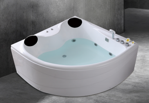 Bañeras Grandes Acrílicas para el Hogar, Bañeras Económicas <span class=keywords><strong>en</strong></span> Forma <span class=keywords><strong>de</strong></span> Corazón y Abanico para Parejas - Product Image 2