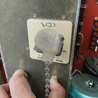 WK Lampe à LED ZE-119s Pull Chain Dimmer Switch avec contrôleur Matériau métallique pour lumières LED normalement éteintes
