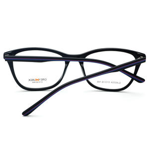 Gafas de Acetato Ovaladas con Montura Completa Grey Jack Eyewear 60004, Unisex, Retro, Minimalistas, a la Moda, para Adultos - Product Image 1