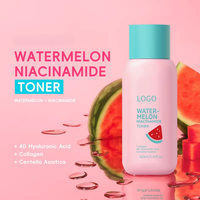 XM Usine Personnalisé Pastèque Niacinamide Toner Haute Qualité OEM ODM Énorme Vente LOGO Hydratant Naturel Toner Pour Le Visage