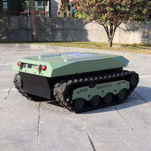 Özel tüm arazi uzaktan kumanda yüksek hızlı şasi Robot paletli yürüyen aksam akıllı teslimat Robot paletli Platform - Product Image 6