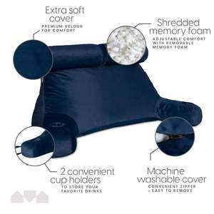 หมอนเก้าอี้กำมะหยี่ถอดออกได้สำหรับการอ่านหนังสือเล่นเกมส์แบบ<span class=keywords><strong>นั่ง</strong></span>ได้สอง<span class=keywords><strong>คน</strong></span> - Product Image 3