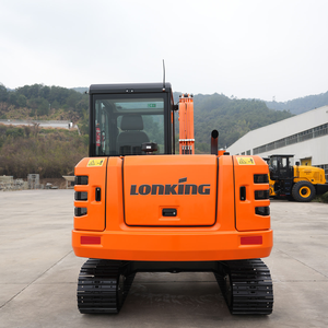 เครื่องยนต์ยันม่าร์ 36 กิโลวัตต์ รถขุดตีนตะขาบ LonKing CDM6060 น้ำหนัก 5.85 ตัน บุ้งกี๋ขนาด 0.25 ลูกบาศก์เมตร ระบบไฮดรอลิกเต็มรูปแบบ มอเตอร์/ปั๊ม/เกียร์ รับประกัน 1 ปี - Product Image 1