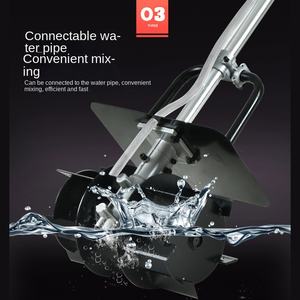 ワニウ工業用電気220Vセメントミキサーハンドヘルドパワーツール砂モルタル灰フィーダー卸売灰アーティファクトコンクリートミキサー - Product Image 1