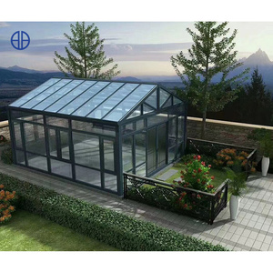 Maison solaire en verre à économie d'énergie, <span class=keywords><strong>Solarium</strong></span> photovoltaïque en aluminium <span class=keywords><strong>automatique</strong></span> pour l'extérieur, véranda autoportant - Product Image 1