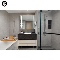 Ensemble de meubles de chambre d'hôtel de luxe sur mesure, fabrication professionnelle à Foshan, vente en gros, bois et métal de haute qualité pour hôtel et appartement