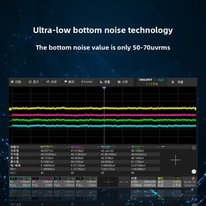 SIGLENT SDS824X HD ออสซิลโลสโคปแบบดิจิตอลความละเอียดสูง 12 บิต 4 ช่องสัญญาณ อัตราการสุ่มตัวอย่าง 2G แบนด์วิดท์ 70-200 เมกะเฮิรตซ์ - Product Image 5