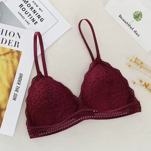 Soutien-gorge d'été en dentelle pour femme, ajustable, sexy, à bonnets triangulaires - Product Image 3