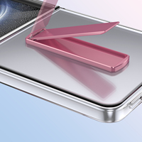 Pour huawei Mate XT X3/X5 X6 placage de luxe Transparent PC charnière protection couverture complète du corps étui antichoc