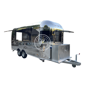 2025 Mobile Bar Food Trailer Foodtruck Café Boisson Snack Chariot Crème Glacée Hotdog Food Truck Avec Cuisine Complète - Product Image 2