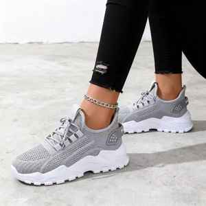 Zapatos de <span class=keywords><strong>Mujer</strong></span>, Primavera, Nuevos, Casuales, Transpirables, Ligeros, Duraderos, con Cordones Delanteros, <span class=keywords><strong>Zapatillas</strong></span> Deportivas de Una Sola Capa, Venta al por Mayor de Fábrica - Product Image 3