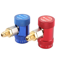 Hongsen adaptateur rapide en métal Durable américain Standard voiture climatisation R1234Yf réfrigérant réfrigération pièces d'échange de chaleur