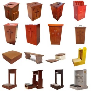 Solid Wood Offering &amp; Tithe Boxes for School and <strong>Church</strong> Use Modern Design Eco-Friendly &amp; Durable Commercial Furniture - Product Image 5