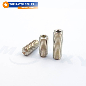 Malaxy Metric Đế Quốc 18-8 thép không gỉ Inox SS SUS 304 316 316L A2 A4 70 80 Hex ổ cắm cup điểm <span class=keywords><strong>Grub</strong></span> bu lông din916 - Product Image 1