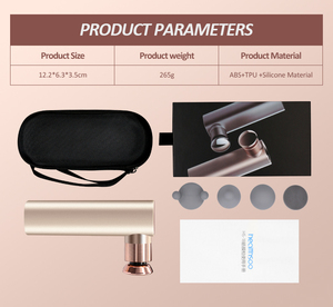 Pro Massagepistole pistola massaggio a 4 teste tessuto profondo percussione massaggiatore muscolare con schermo Lcd per migliorare il <span class=keywords><strong>rilassamento</strong></span> muscolare - Product Image 4