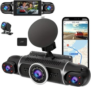 Cámara para Auto W2 de 4 Canales y <span class=keywords><strong>360</strong></span> Grados °   Sistema de Cámara para Auto con Visión Nocturna, Monitor de Estacionamiento, Sensor G y Grabación en Bucle - Product Image 1