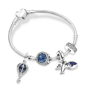 Pulsera Atrapasueños Vintage de Plata de Ley 925 con Baño de Platino, Diseño de Viaje Oceánico y Cuento de Hadas Estrellado, Regalo para Aniversarios - Product Image 4
