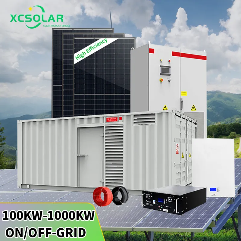 Pengiriman gratis EU paket penuh 10kW 20kW 30kW setengah sel 182mm panel surya 48V Lifepo4 baterai sistem energi surya untuk rumah C & I