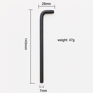 L-Shaped <b>Screwdriver</b> T40 Torx Bit 143mm Chromium Vanadium Steel Right <b>Angle</b> For Precision Repair - Product Image 1