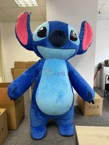 Popüler koşu eğlenceli kısa peluş karikatür karakter şişme dikiş maskot kostüm için parade sahne - Product Image 2