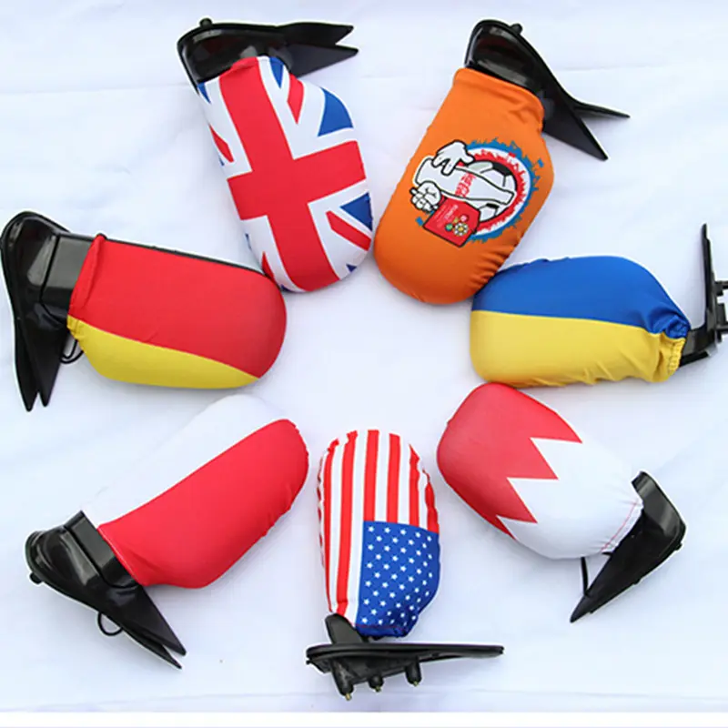 Best Quality Popular Nation Germany Fans Car Mirror Flag For Decoration Car View Mirror flag