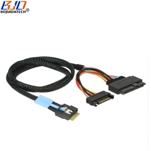 Nuevo Cable de Extensión de Datos Antideslizante 2026 con Conector Slimline SFF-8654 4i a SFF-8639 U.2 de 50CM, 80CM, 100CM para SSD <span class=keywords><strong>U2</strong></span> NVME - Product Image 6