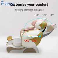 Chaise ergonomique moderne de pédicure de bain de pieds de massage électrique de luxe avec massage relaxant