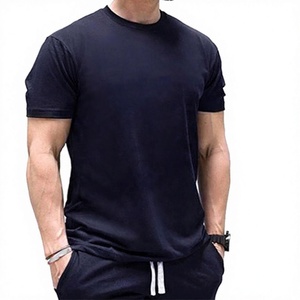เสื้อยืดผ้าฝ้าย100% คุณภาพสูงของผู้ชายดีไซน์แบบกำหนดเองแห้งเร็วและใส่ได้พอดีกับบริการ OEM - Product Image 3
