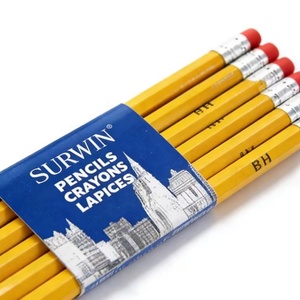 Directo de Fábrica, Precio Bajo, Lápices de Grafito Negro de 7 Pulgadas con Borrador Rojo, Lápiz Amarillo para Niños - Product Image 5