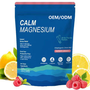 Suplemen Magnesium Glisinat OEM untuk Dewasa, Nutrisi Olahraga, Bubuk Elektrolit dalam Sachet untuk Relaksasi, Fokus, dan Meningkatkan Tidur - Product Image 1