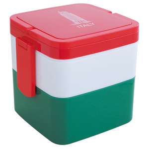 Square Plastic <b>Lunch</b> <b>Box</b> Single Layer With Handle Student Bento <b>Box</b> Green Lid Food Storage Container For Children - Product Image 3