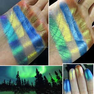 <span class=keywords><strong>Pastel</strong></span> Glitter Duochrome <span class=keywords><strong>Fard</strong></span> À Paupières Nouveau 4 Couleurs Vegan Glitter Shimmer Ombre À Paupières Multichrome <span class=keywords><strong>Fard</strong></span> À Paupières - Product Image 3