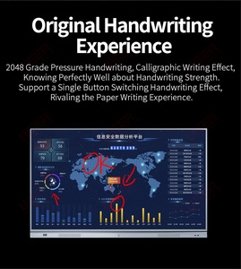 86-inch UHD 4K LCD LED tất cả trong một màn hình tương tác Bảng điều khiển máy chiếu trường họp bảng TV thông minh bảng trắng tương tác - Product Image 2