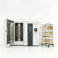 Machine de revêtement ionique multi-arc AsiaLink avec moteur et pompe PLC pour le traitement des surfaces en acier inoxydable, alliage, plastique, céramique et verre