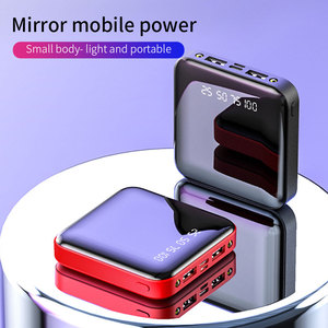 2026 Tendance Dropshipping Universel 2.1A Charge Rapide Ultra Mince <span class=keywords><strong>Mini</strong></span> Batterie Externe 20000mAh Power Bank Chargeur Portable LED - Product Image 2