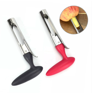 Outil de dénoyautage de fruits et légumes en acier inoxydable de qualité supérieure, multifonctionnel, facile à utiliser et à nettoyer, pour pommes, ananas, poires - Product Image 1