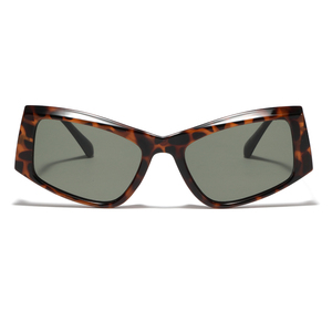 Lunettes de soleil noires surdimensionnées pour femmes, logo personnalisé, mode, UV400, grande monture, style œil de chat - Product Image 5